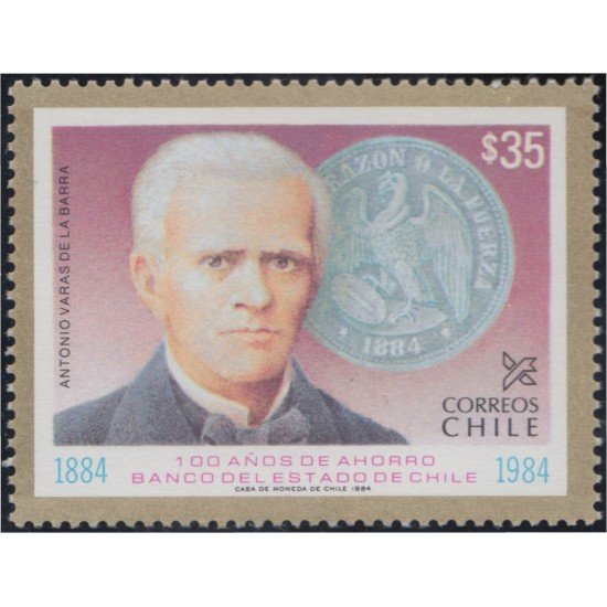 Chile 672 1984 Antonio Varas de la Barra MNH Chile 672 1984 Antonio Varas de la Barra MNH