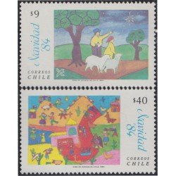Chile 681/82 1984 Navidad Christmas MNH Chile 681/82 1984 Navidad Christmas MNH