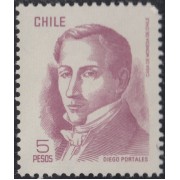 Chile 708 1985 Diego Portales MNH