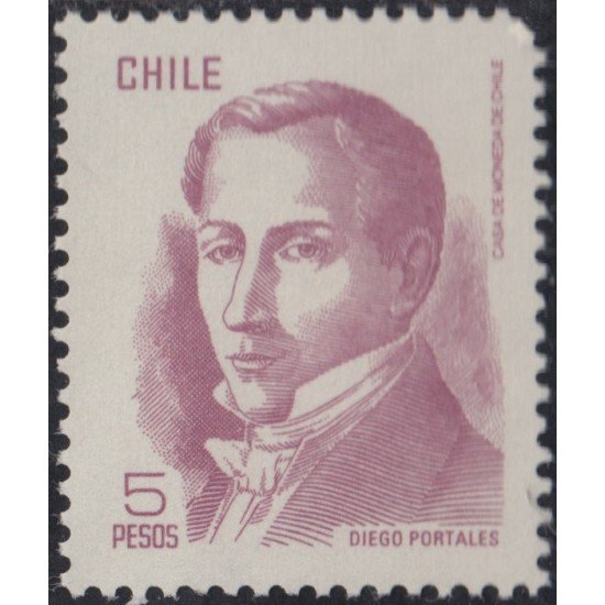 Chile 708 1985 Diego Portales MNH Chile 708 1985 Diego Portales MNH