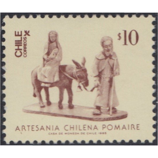 Chile 714 1985 Artesanía chilena Pomaire MNH Chile 714 1985 Artesanía chilena Pomaire MNH