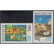Chile 715/16 1985 Navidad Christmas MNH