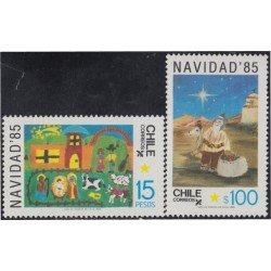 Chile 715/16 1985 Navidad Christmas MNH Chile 715/16 1985 Navidad Christmas MNH