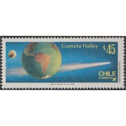 Chile 719 1985 Cometa Halley MNH Chile 719 1985 Cometa Halley MNH