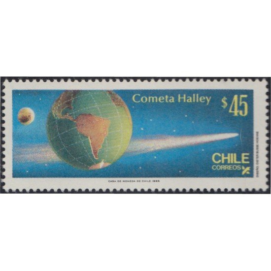 Chile 719 1985 Cometa Halley MNH Chile 719 1985 Cometa Halley MNH