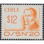 Chile 738 1986 Diego Portales MNH