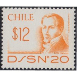 Chile 738 1986 Diego Portales MNH Chile 738 1986 Diego Portales MNH