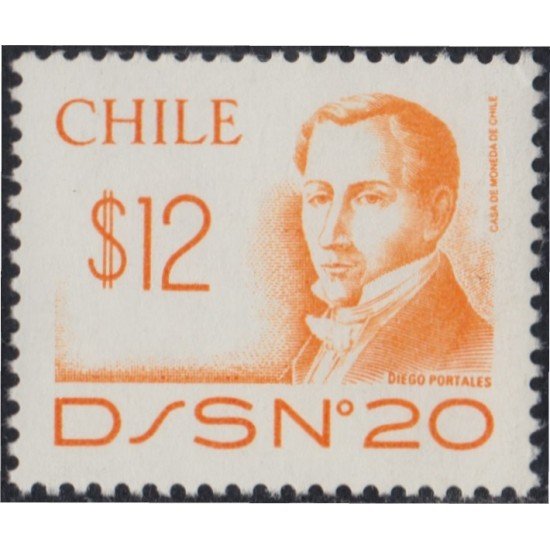 Chile 738 1986 Diego Portales MNH Chile 738 1986 Diego Portales MNH