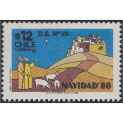 Chile 762 1986 Navidad Christma MNH Chile 762 1986 Navidad Christma MNH