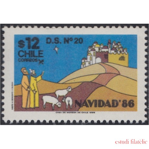 Chile 762 1986 Navidad Christma MNH