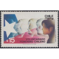 Chile 765 1986 Voluntariado femenino chileno MNH Chile 765 1986 Voluntariado femenino chileno MNH