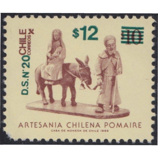 Chile 766 1986 Artesanía chilena Pomaire MNH