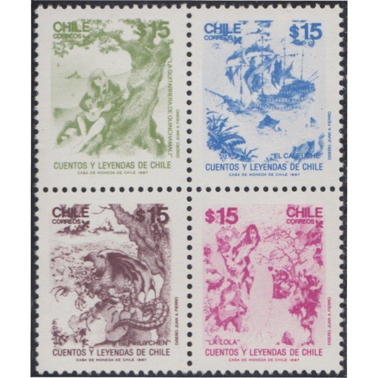 Chile 794/97 1987 Cuentos y Leyendas de Chile MNH Chile 794/97 1987 Cuentos y Leyendas de Chile MNH
