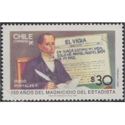 Chile 800 1987 Diego Portales MNH