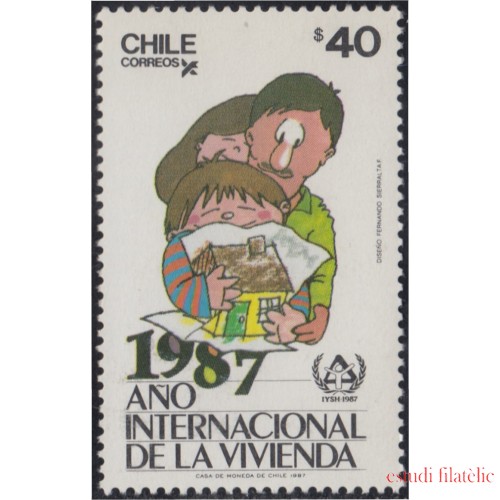 Chile 820 1987 Año Internacional de la vivienda MNH