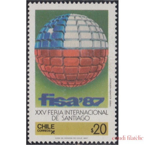 Chile 822 1987 FISA 87 Feria Internacional de Santiago MNH