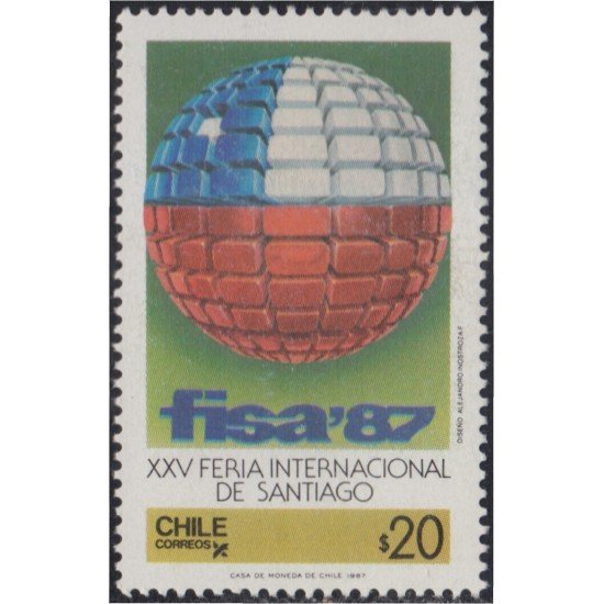 Chile 822 1987 FISA 87 Feria Internacional de Santiago MNH Chile 822 1987 FISA 87 Feria Internacional de Santiago MNH