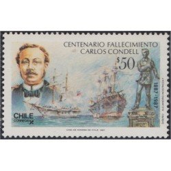 Chile 823 1987 Carlos Condell MNH Chile 823 1987 Carlos Condell MNH