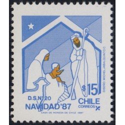Chile 827 1987 Navidad Christma MNH Chile 827 1987 Navidad Christma MNH