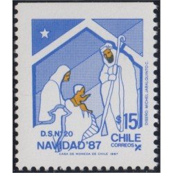 Chile 827a 1987 Navidad Christma MNH Chile 827a 1987 Navidad Christma MNH
