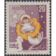 Chile 880 1988 Navidad Christmas MNH