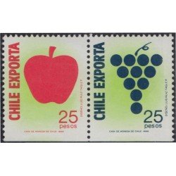 Chile 894a/95a 1989 Chile exporta MNH Chile 894a/95a 1989 Chile exporta MNH