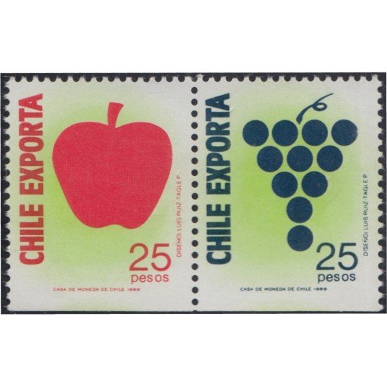 Chile 894a/95a 1989 Chile exporta MNH Chile 894a/95a 1989 Chile exporta MNH