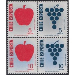 Chile 898/01 1989 Chile exporta Fruta MNH Chile 898/01 1989 Chile exporta Fruta MNH