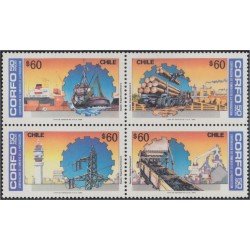 Chile 906/09 1989 Corporación de Fomento de la producción MNH Chile 906/09 1989 Corporación de Fomento de la producción MNH