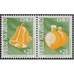 Chile 927/28 1989 Navidad Christmas MNH Chile 927/28 1989 Navidad Christmas MNH