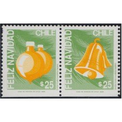Chile 927a/28a 1989 Navidad Christmas MNH Chile 927a/28a 1989 Navidad Christmas MNH