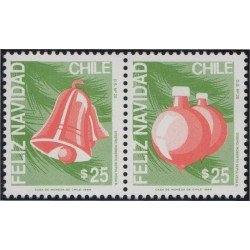 Chile 933/34 1989 Navidad Christmas MNH Chile 933/34 1989 Navidad Christmas MNH