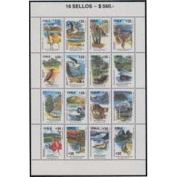 Chile 935/50 1990 Flora y Fauna Chilena MNH Chile 935/50 1990 Flora y Fauna Chilena MNH