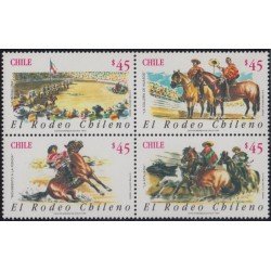 Chile 999/02 1990 El Rodeo Chileno MNH Chile 999/02 1990 El Rodeo Chileno MNH