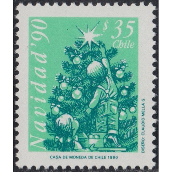 Chile 1011 1990 Navidad Christmas MNH Chile 1011 1990 Navidad Christmas MNH