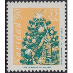 Chile 1012 1990 Navidad Christmas MNH Chile 1012 1990 Navidad Christmas MNH