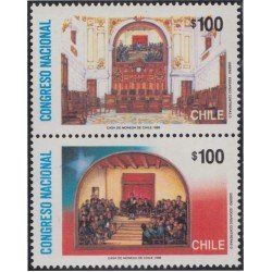 Chile 1013/14 1991 Congreso Nacional MNH Chile 1013/14 1991 Congreso Nacional MNH