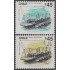 Chile 1023/23a 1990 Balsa Río Palena MNH