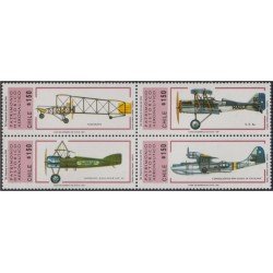 Chile 1024/27 1990 Patrimonio Histórico Aeronáutico Avionetas MNH Chile 1024/27 1990 Patrimonio Histórico Aeronáutico Avionetas MNH
