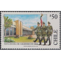 Chile 1042 1991 Nueva Escuela de Carabineros de Chile MNH Chile 1042 1991 Nueva Escuela de Carabineros de Chile MNH