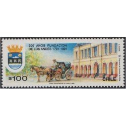 Chile 1049 1991 200 Años de la Fundación de Santiago MNH Chile 1049 1991 200 Años de la Fundación de Santiago MNH