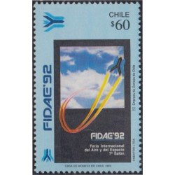 Chile 1102 1992 FIDAE Feria Internacional del Aire y del Espacio MNH Chile 1102 1992 FIDAE Feria Internacional del Aire y del Espacio MNH