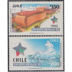 Chile 1108/09 1992 Expo Sevilla MNH Chile 1108/09 1992 Expo Sevilla MNH