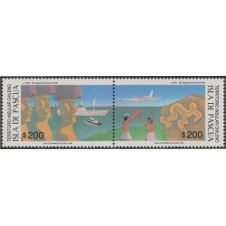 Chile 1110/11 1992 Isla de Pascua MNH Chile 1110/11 1992 Isla de Pascua MNH