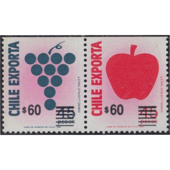 Chile 1116/17 1992 Chile exporta MNH