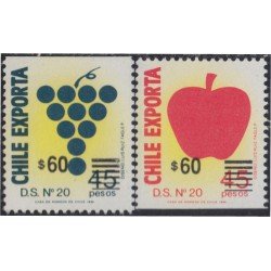 Chile 1118/19 1992 Chile exporta MNH Chile 1118/19 1992 Chile exporta MNH