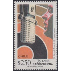 Chile 1137 1992 70 Años de Radio Chilena MNH Chile 1137 1992 70 Años de Radio Chilena MNH
