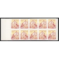 Chile C1146a/46Aa 1992 Navidad Christmas carnet MNH Chile C1146a/46Aa 1992 Navidad Christmas carnet MNH