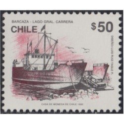 Chile 1147A 1992 Barcaza Lago General Carrera MNH Chile 1147A 1992 Barcaza Lago General Carrera MNH