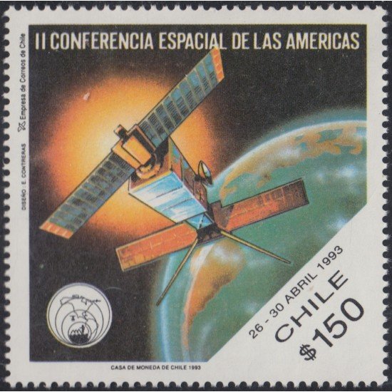 Chile 1155 1993 II Conferencia espacial de las Américas MNH